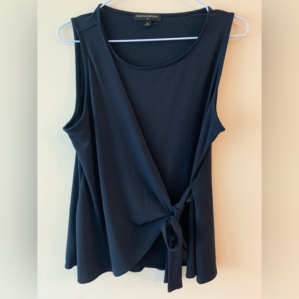 Banana Republic Navy Sleeveless Top